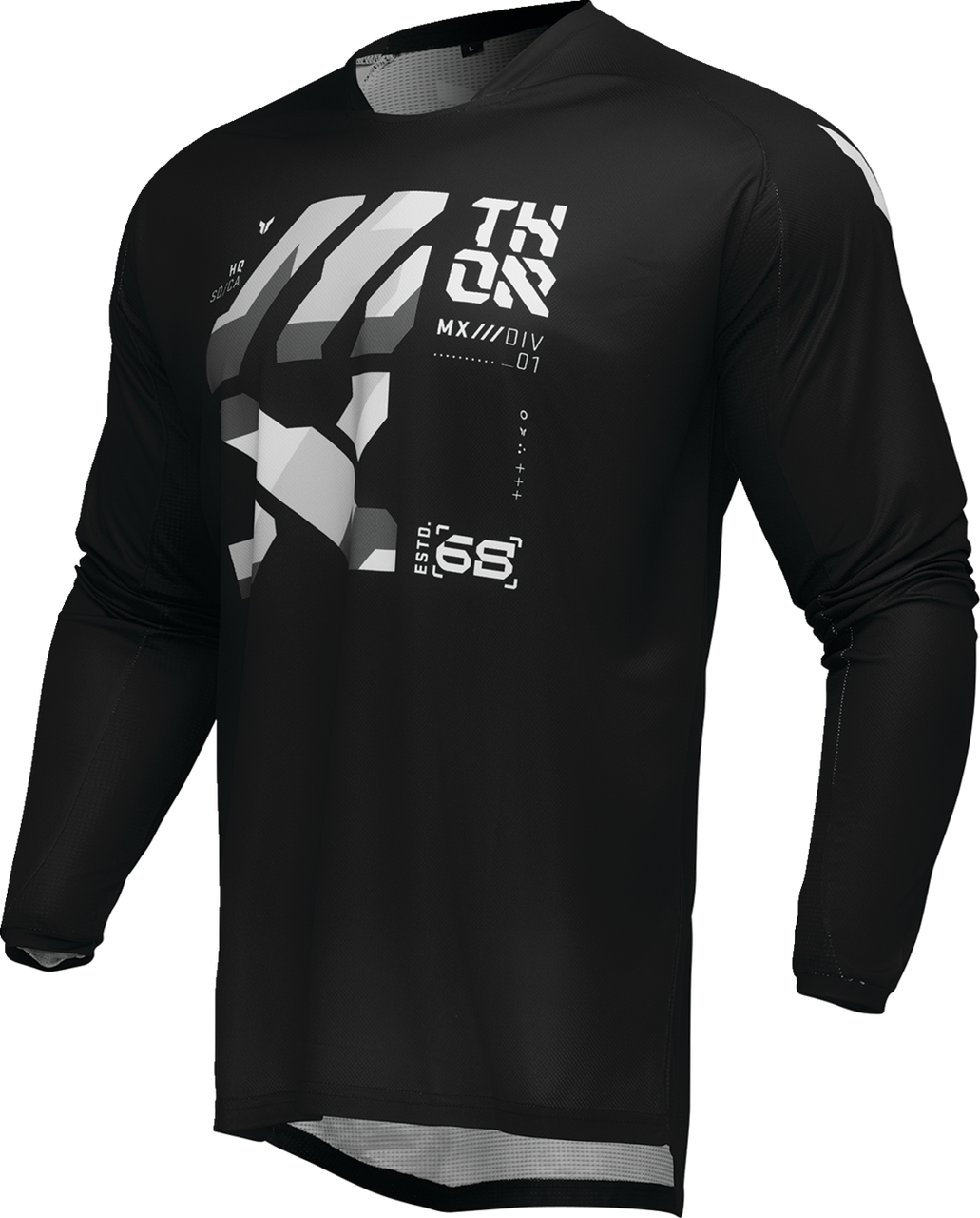 Thor 2025 LAUNCHMODE Brave Jersey Black/Gray