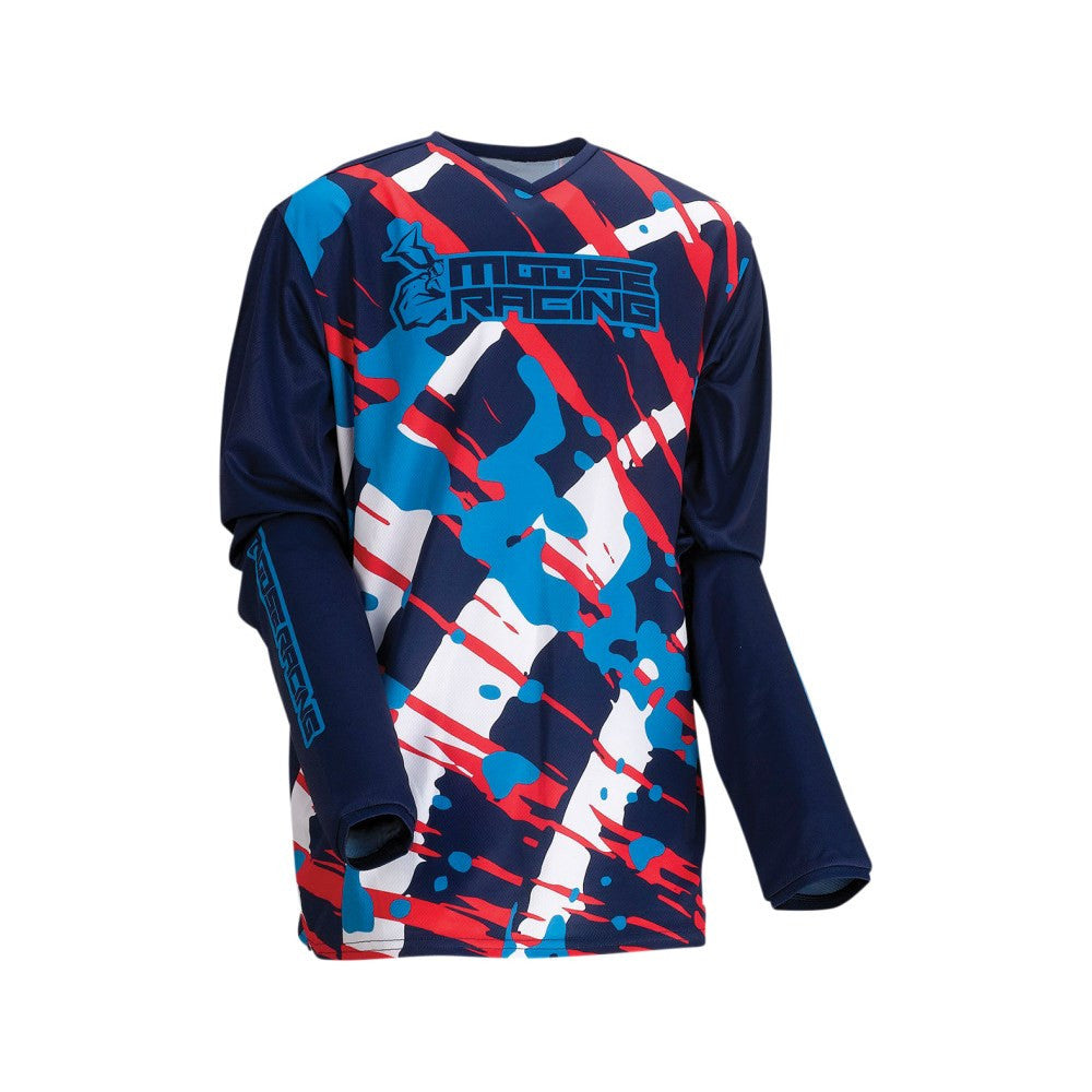 Moose Racing 2022 Youth Agroid Jersey Pant Combo Blue