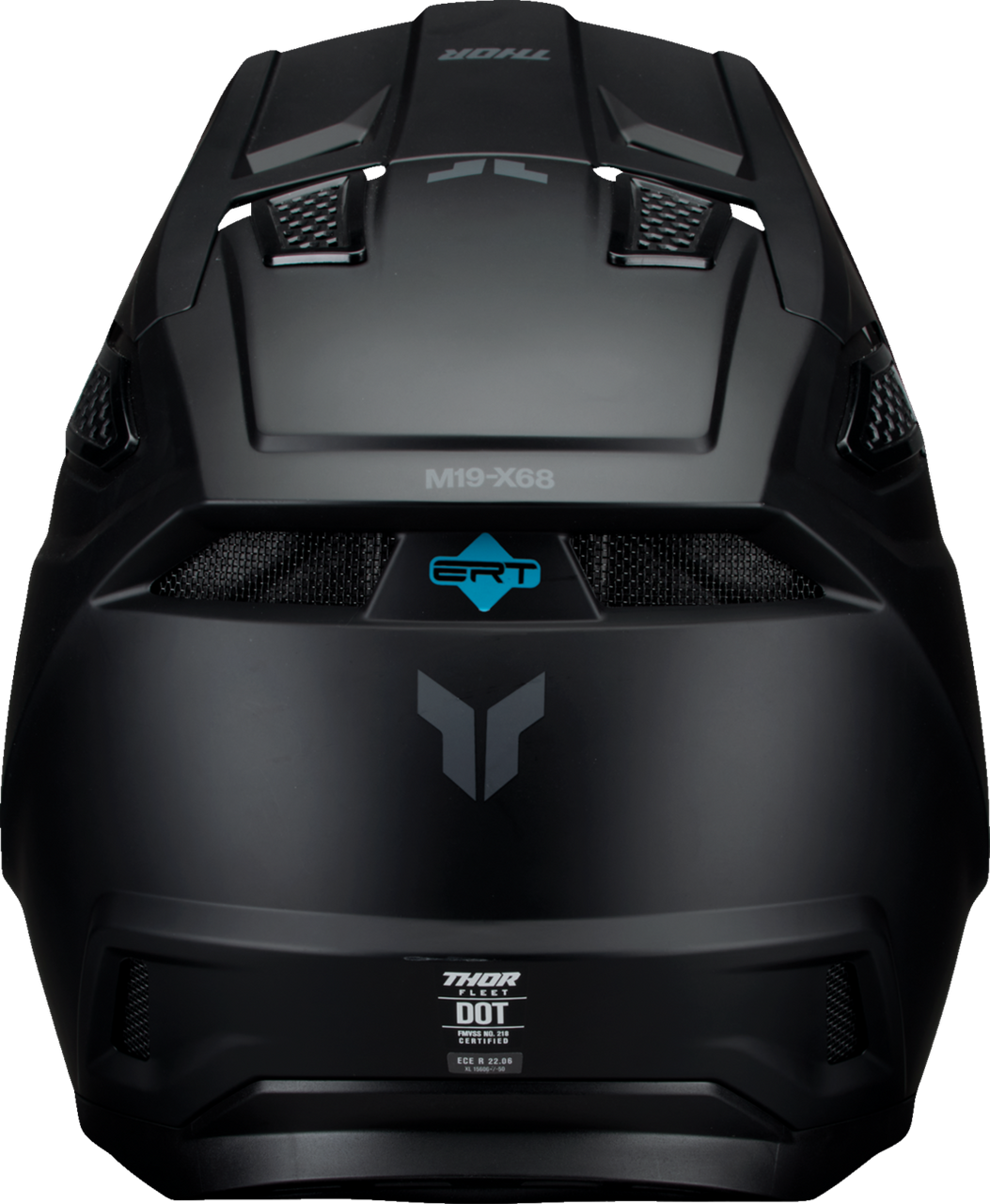Thor 2025 Fleet Helmet Blackout