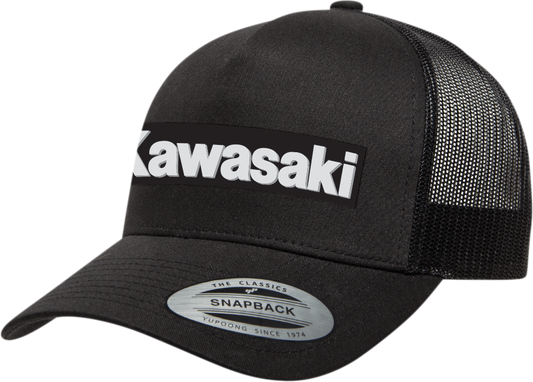 Factory Effex Kawasaki Core Curved Bill Hat Black Mesh