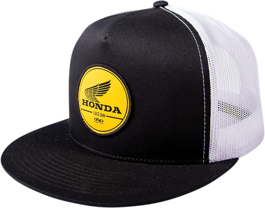 Factory Effex Honda Gold Snapback Hat - Black/White