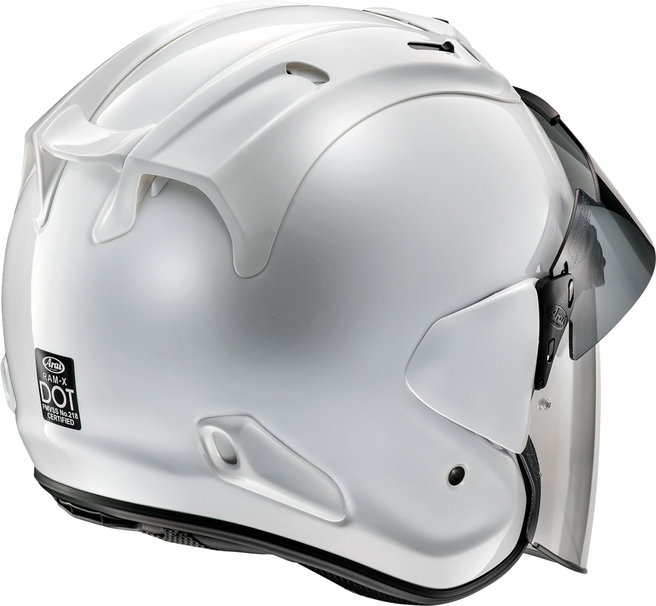 Arai Ram-X Solid Open-Face Motorcycle Helmet Diamond White