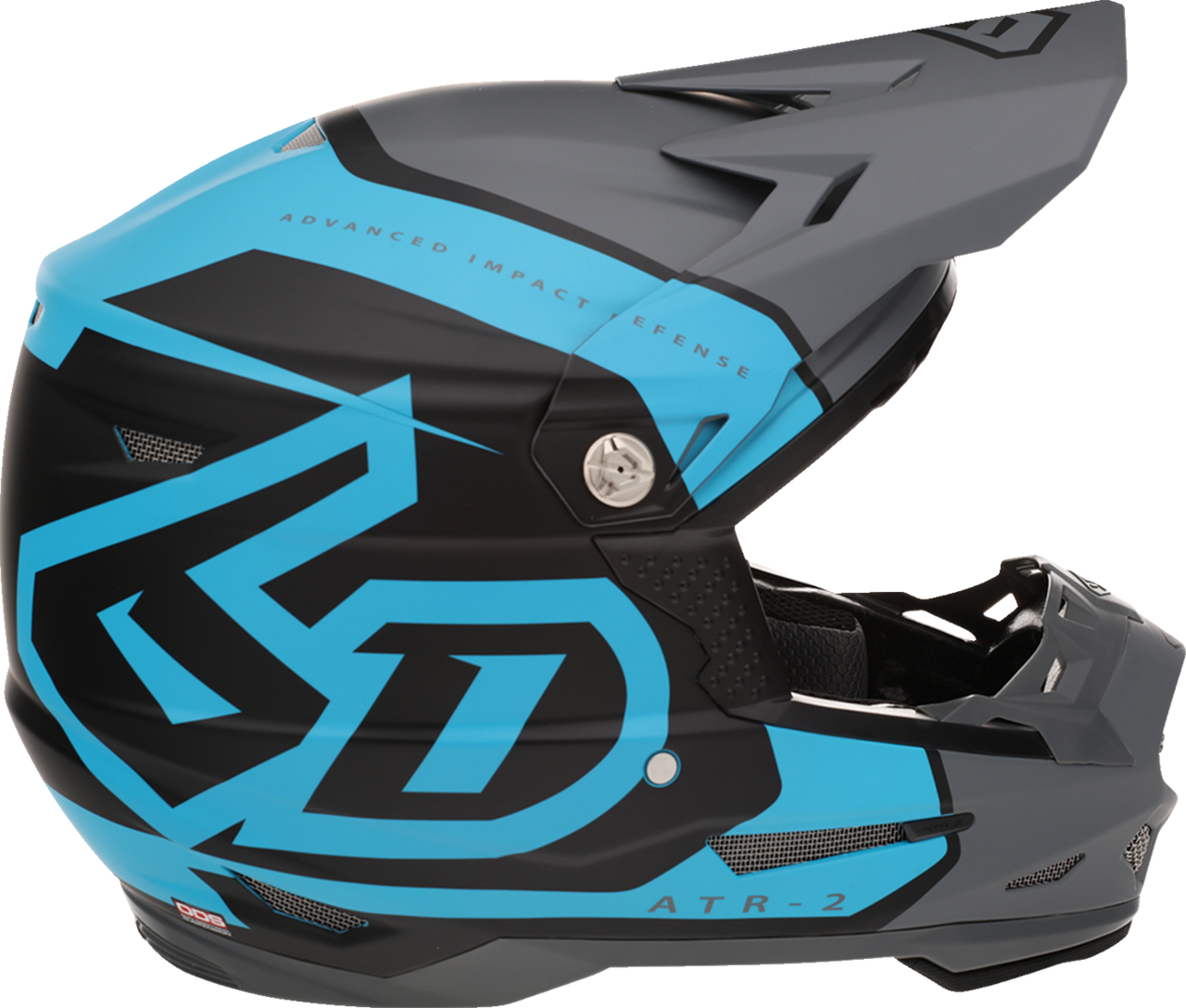 6D Helmets ATR-2 Offroad Helmet - Torque - Cyan/Gray