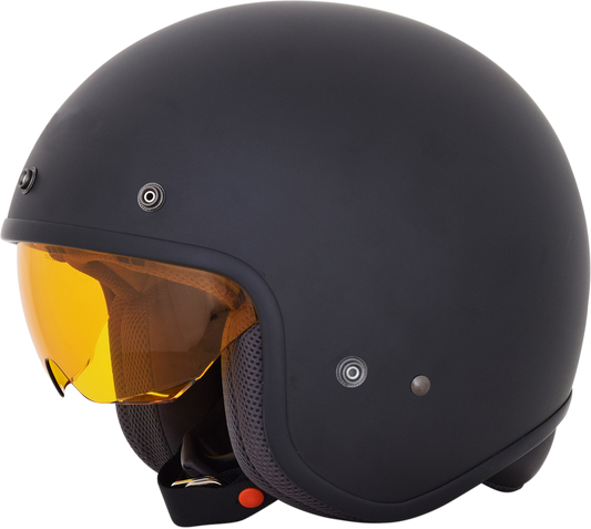 AFX FX-142 Open Face Helmet Matte Black