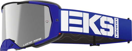 EKS BRAND - 067-12055 - LUCID CALIBER GOGGLE ROYAL BLUE SILVER MIRROR LENS