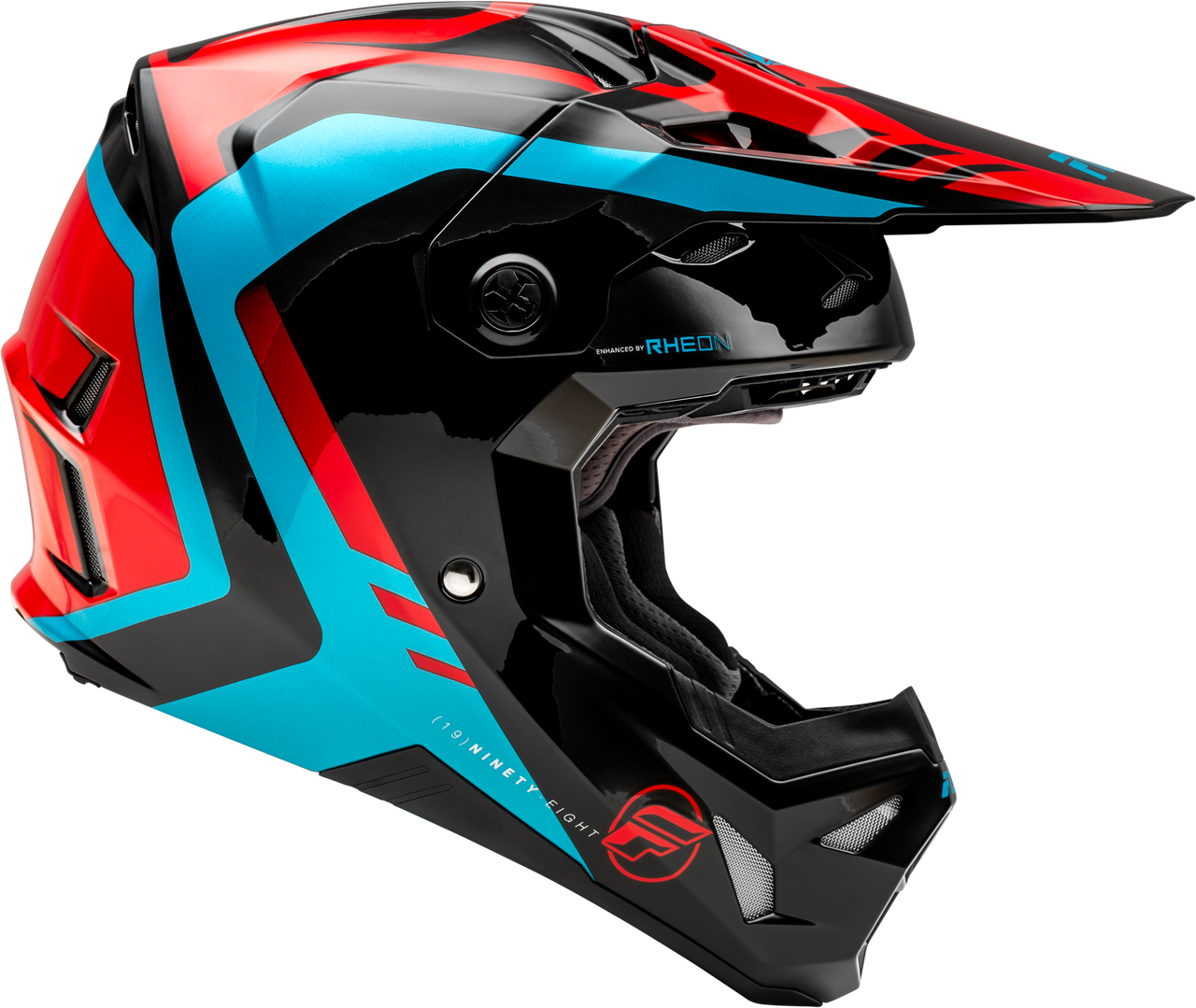 FLY Racing 2025 Youth Formula CP Krypton Helmet Red/Black/Blue Youth Large
