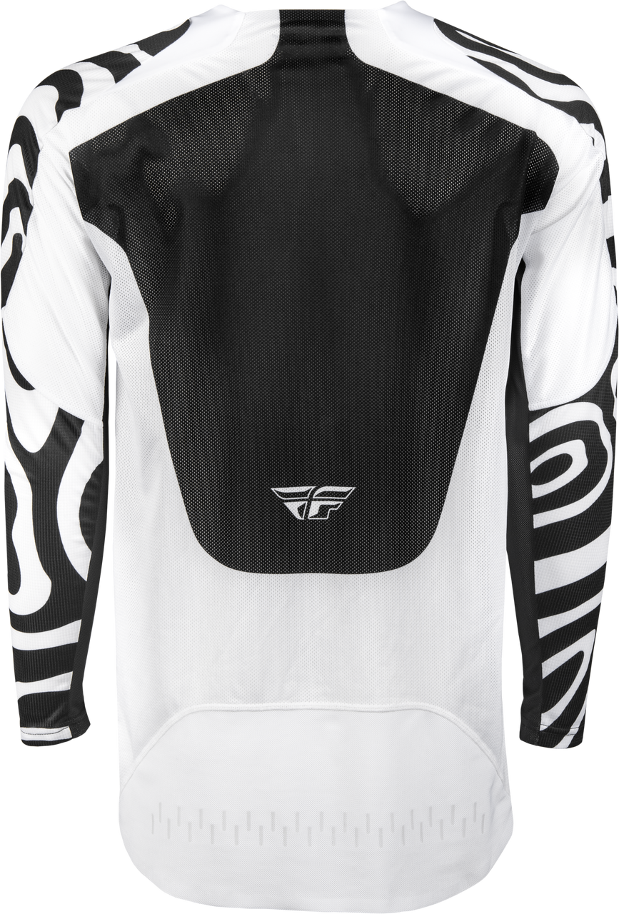 FLY Racing 2025 Evolution DST Abyss Jersey White/Black