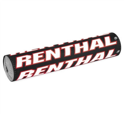 Renthal Vintage SX Crossbar 10in Pad - Black/Red
