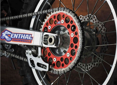 Renthal Twinring Rear Sprockets - Red - Honda
