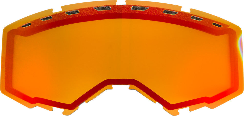 FLY RACING - FLB-032 - DUAL LENS WITH VENTS ADULT RED MIRROR/PERSIMMON