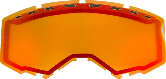 FLY RACING - FLB-032 - DUAL LENS WITH VENTS ADULT RED MIRROR/PERSIMMON