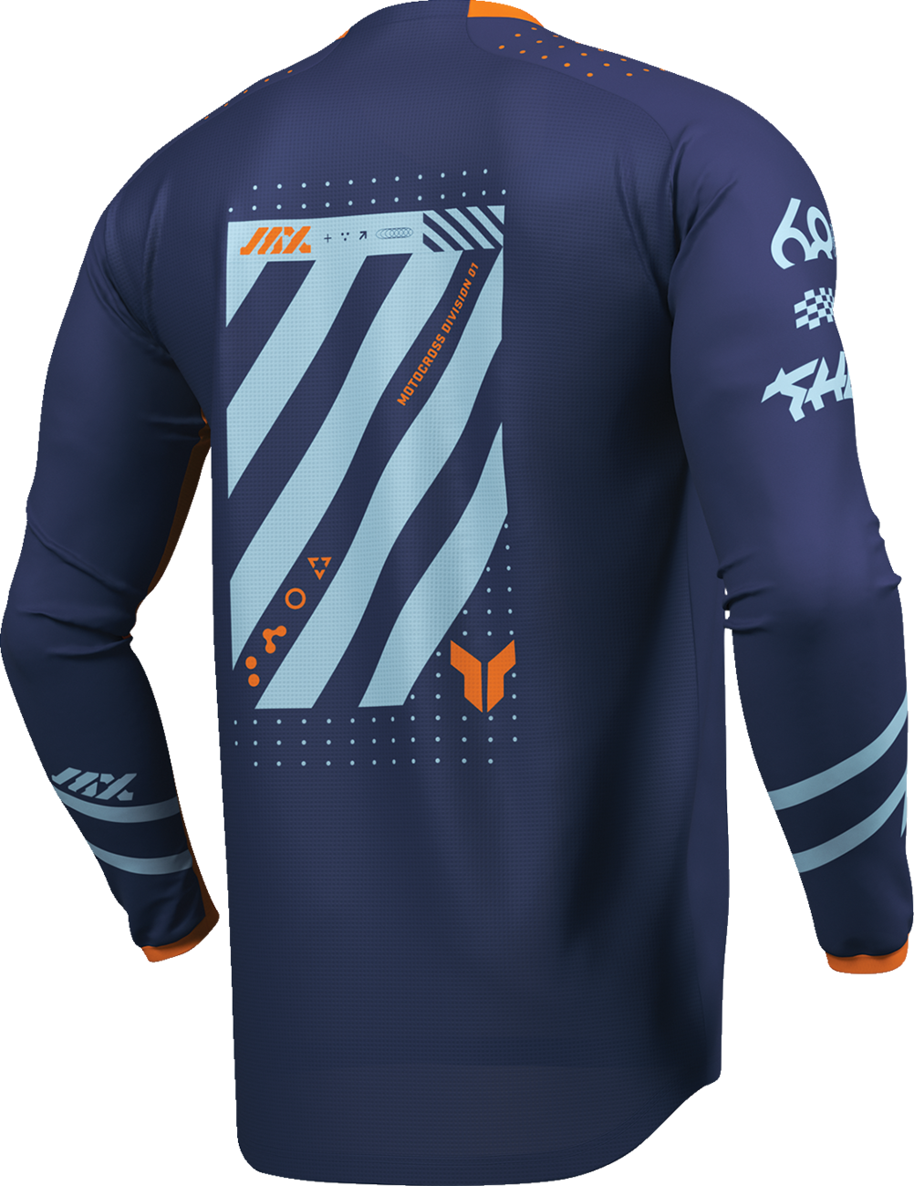 Thor 2026 Launchmode Futura Navy/Orange Jersey Pant Combo