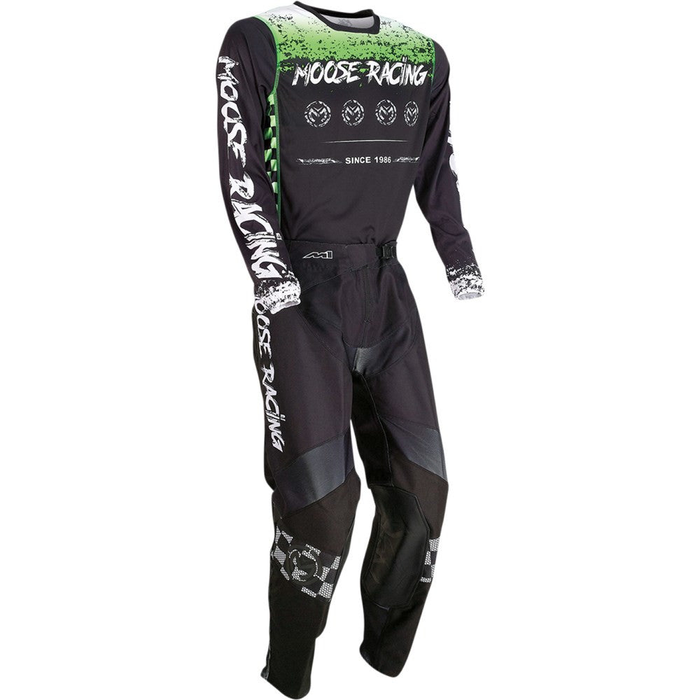 Moose Racing 2022 M1 Jersey Pant Combo Green/Black