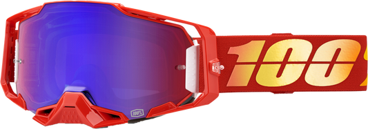 100% - 50005-00020 - ARMEGA GOGGLE NUKETOWN MIRROR RED/BLUE LENS