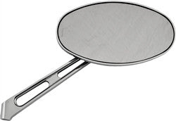 Harddrive Alloy Oval Mirror