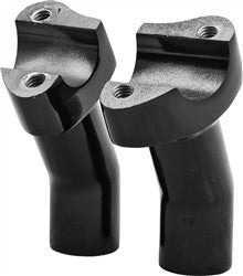 Harddrive Forged Handlebar Riser With 1.125” o.d. Stem w/1/2” - 13 Thread For Mounting Bolts - Chrome