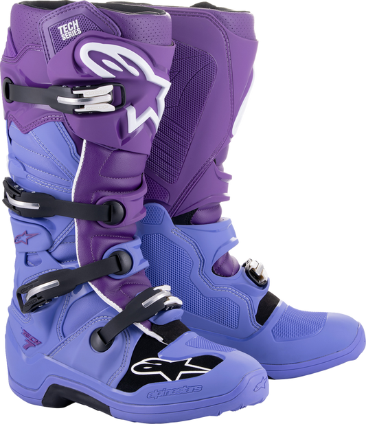 Alpinestars 2024 Tech 7 Boots - Purple/White