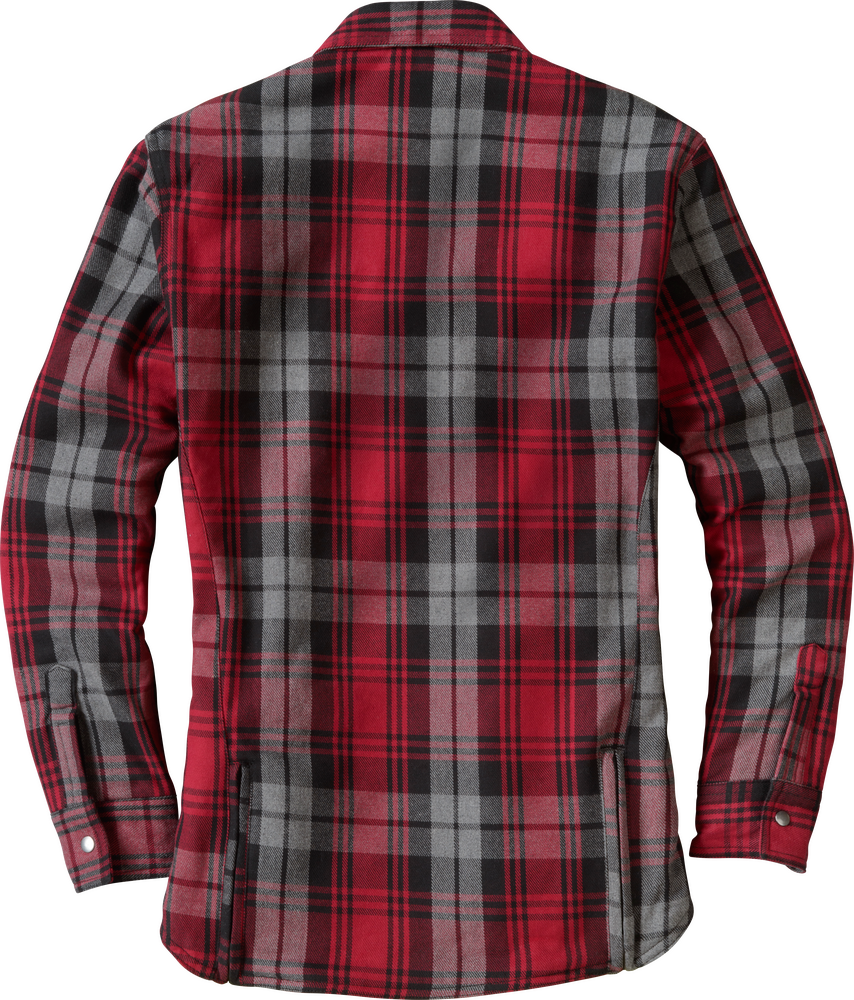 Scorpion Womens Covert Womens Flannel - Red/Grey