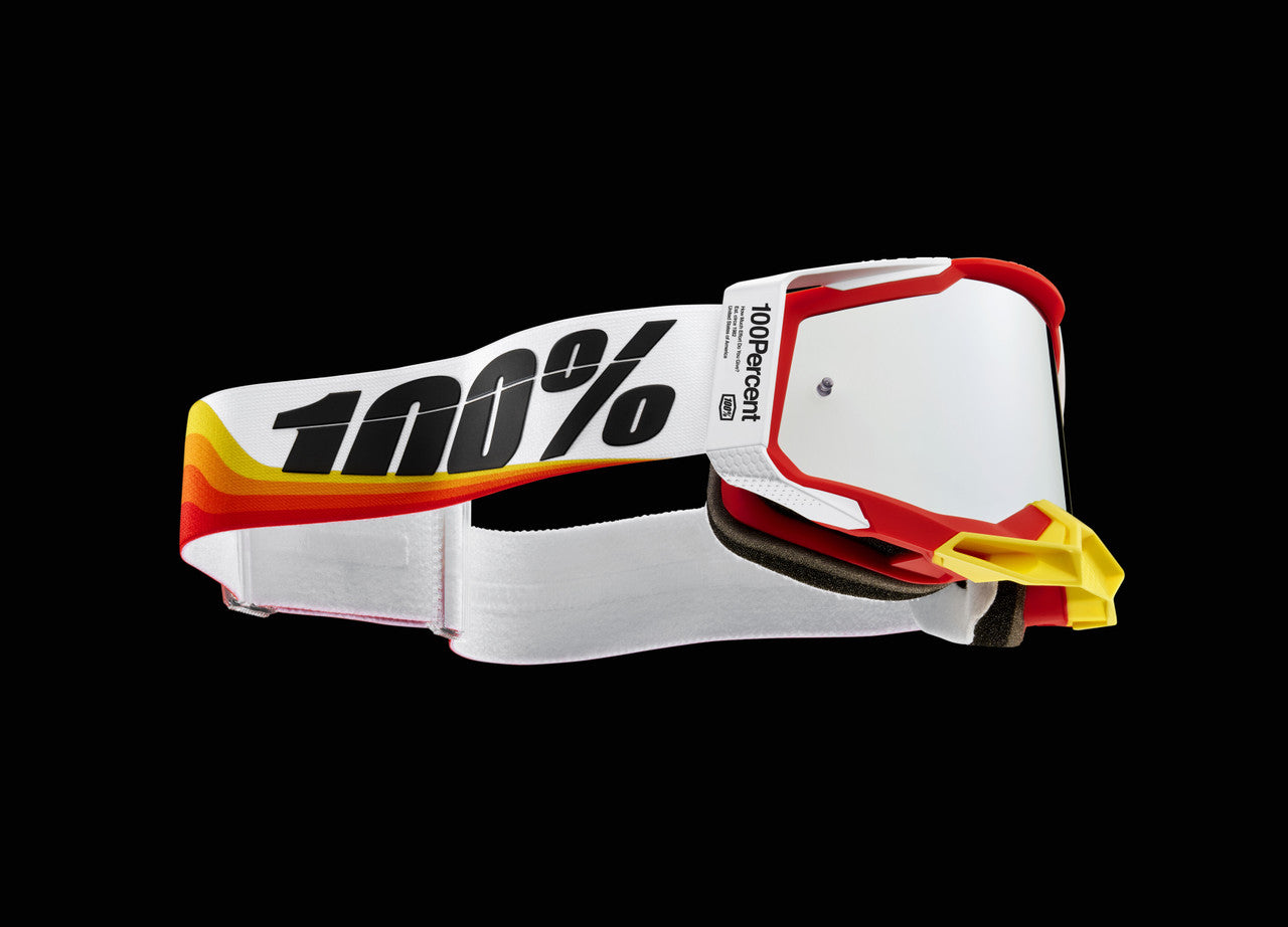 100% - 50010-00016 - RACECRAFT 2 GOGGLE ARSHAM RD MIRROR SLVR FLASH LN