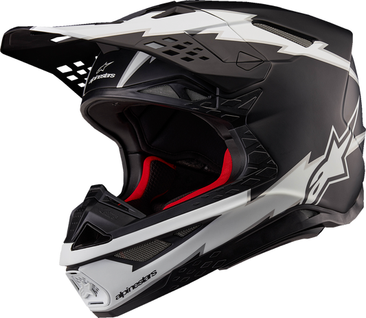 Alpinestars 2024 Supertech M10 Ampress MIPS Helmet - Matte Black/White