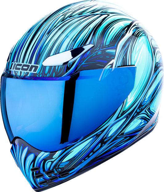 ICON Domain Full Face Helmet Nouveau Blue