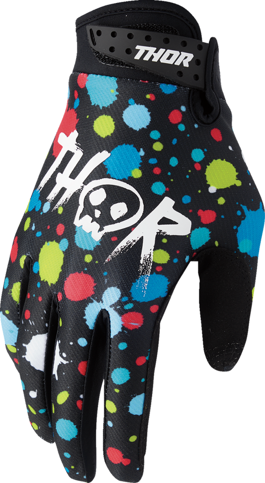 Thor 2026 Youth Launchmode Splat Gloves Multi