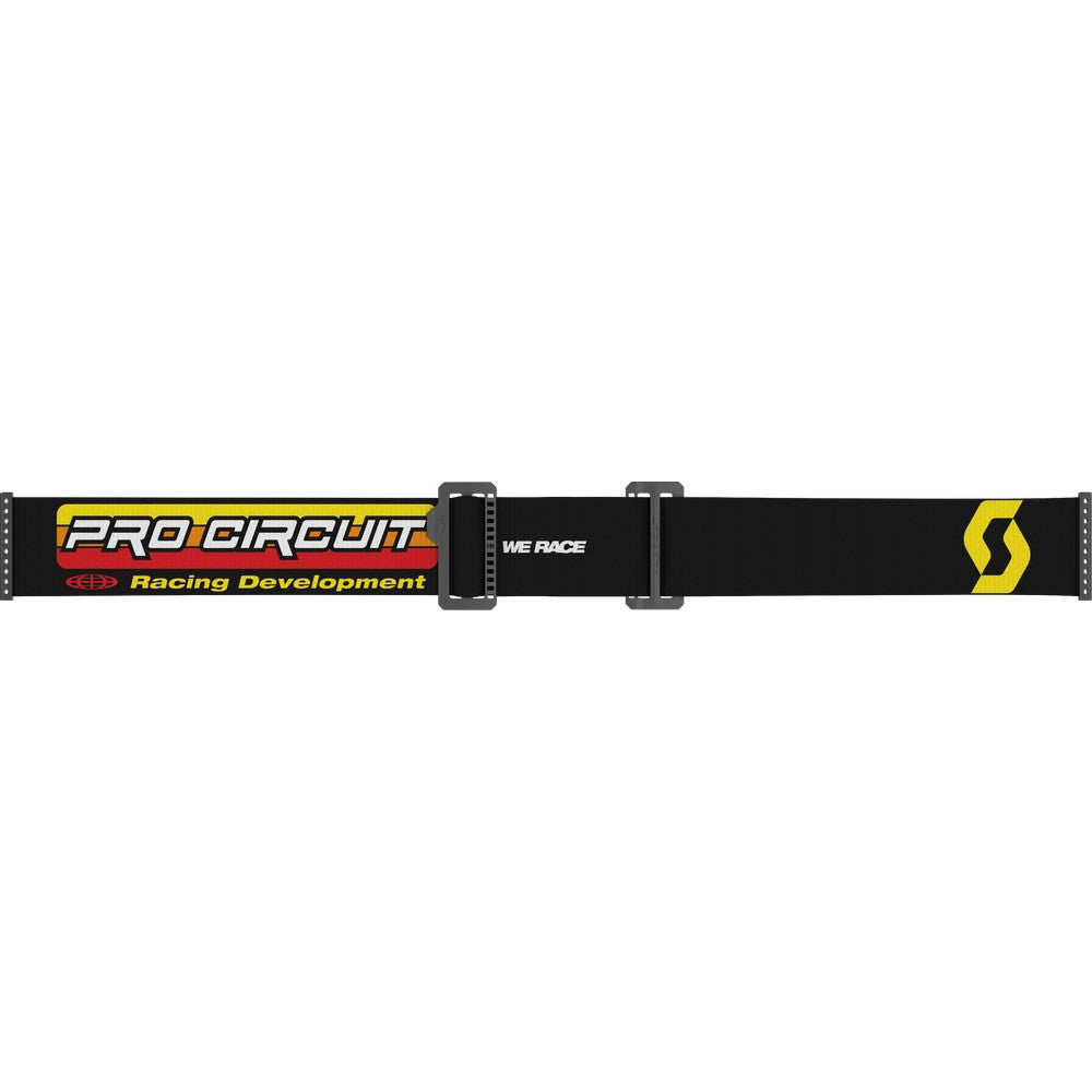 Scott Prospect Pro Circuit Goggle with Yellow Chrome Work Len