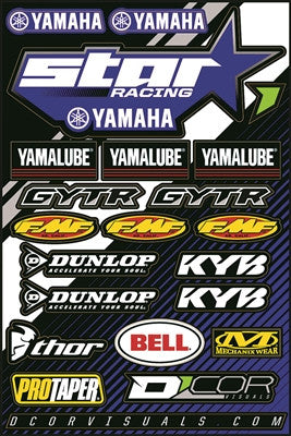 D'cor Star Yamaha ‘16 Decal Sheets