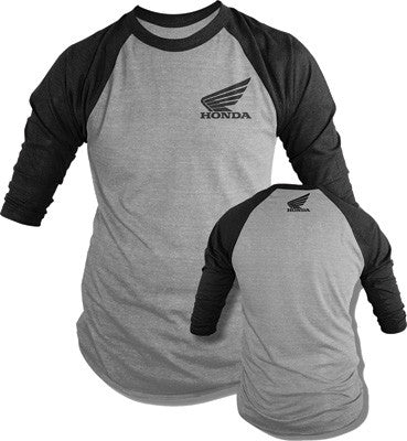 D'cor 2017 OEM Honda Long-Sleeve T-Shirt - Grey/Black