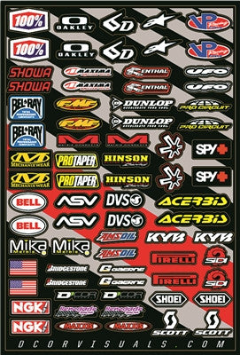 D'cor ATV Decal Sheets