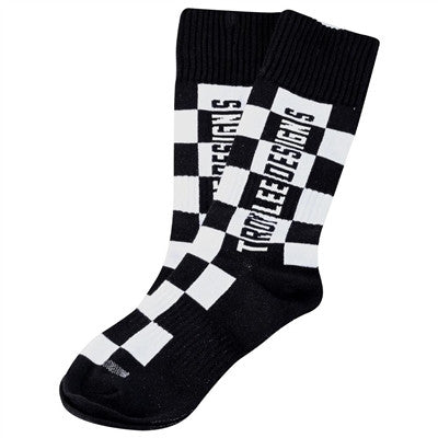 Troy Lee Designs Youth GP MX Thick Socks - Checkers Black
