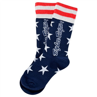 Troy Lee Designs Youth GP MX Thick Socks - Liberty Navy