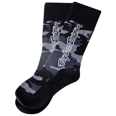 Troy Lee Designs Youth GP MX Thick Socks - Camo Black