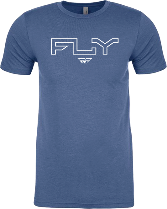 FLY Racing FLY Edge Tee Cool Blue Heather