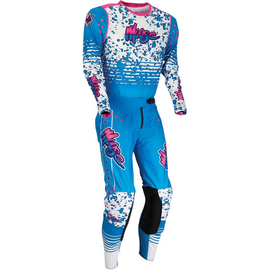 Moose Racing 2022 Agroid Jersey Pant Combo Blue/Pink/White