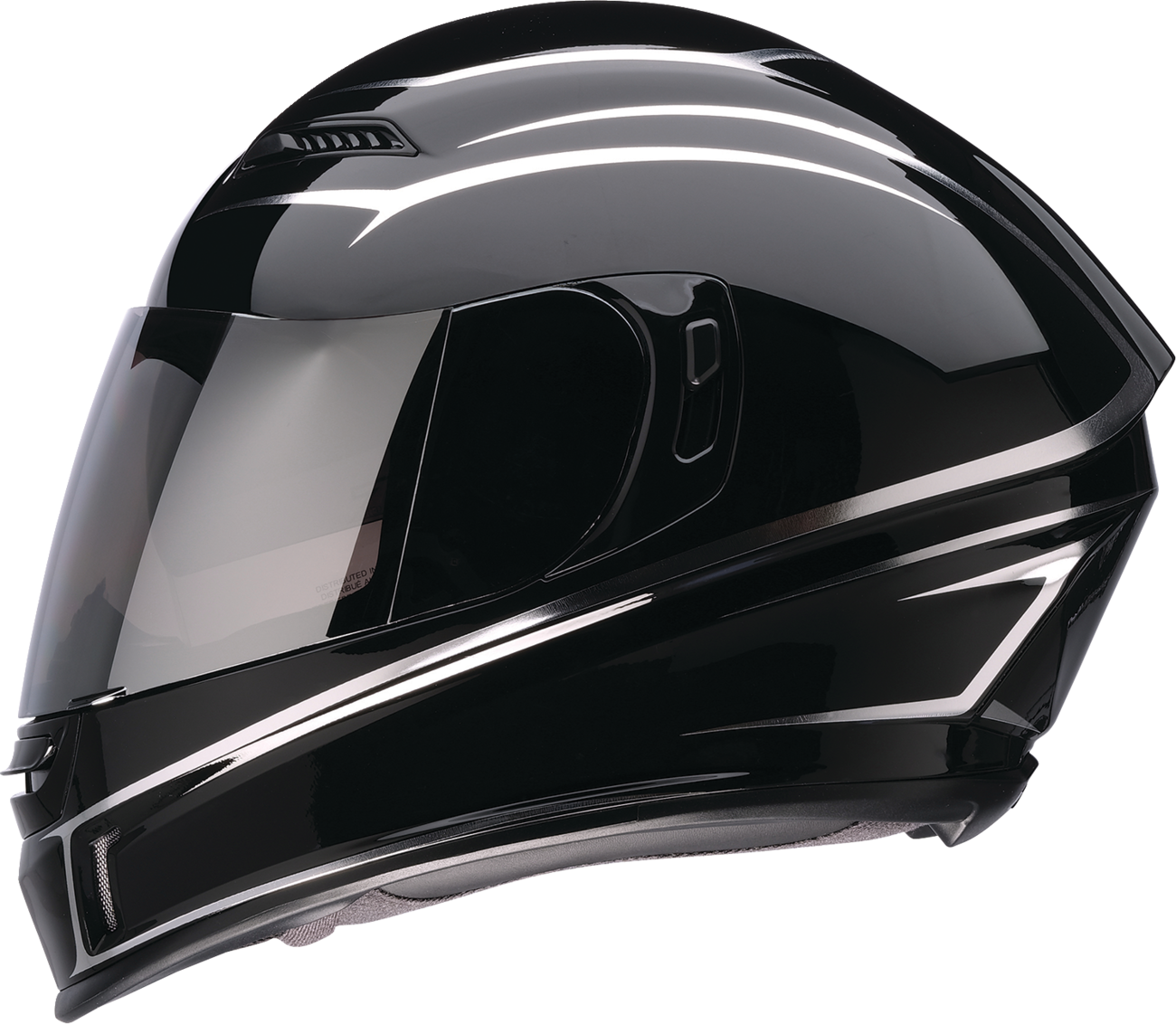Z1R Jackal Full Face Helmet Foil Black/Silver