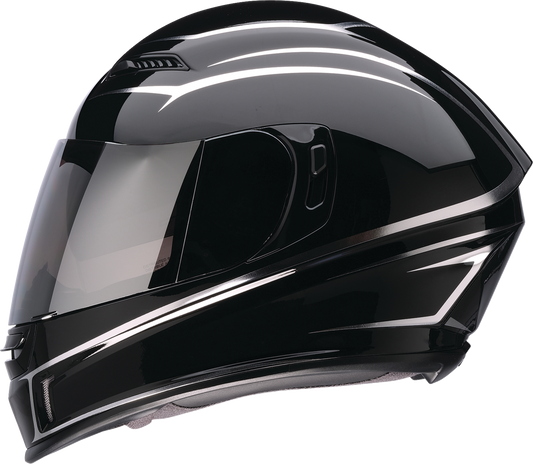 Z1R Jackal Full Face Helmet Foil Black/Silver