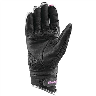 Speed and Strength 2019 Womens CominÆ In Hot Leather/Mesh Gloves - Pink/Black