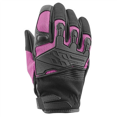Speed and Strength 2019 Womens Backlash Leather/Mesh Gloves - Pink