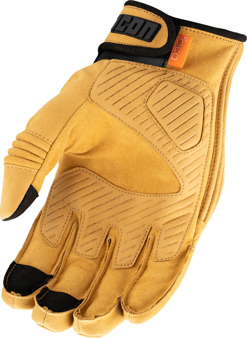 ICON Long Track CX Gloves Tan