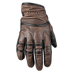 Speed and Strength Rust and Redemption Leather Glove - Distressed Dark Brown