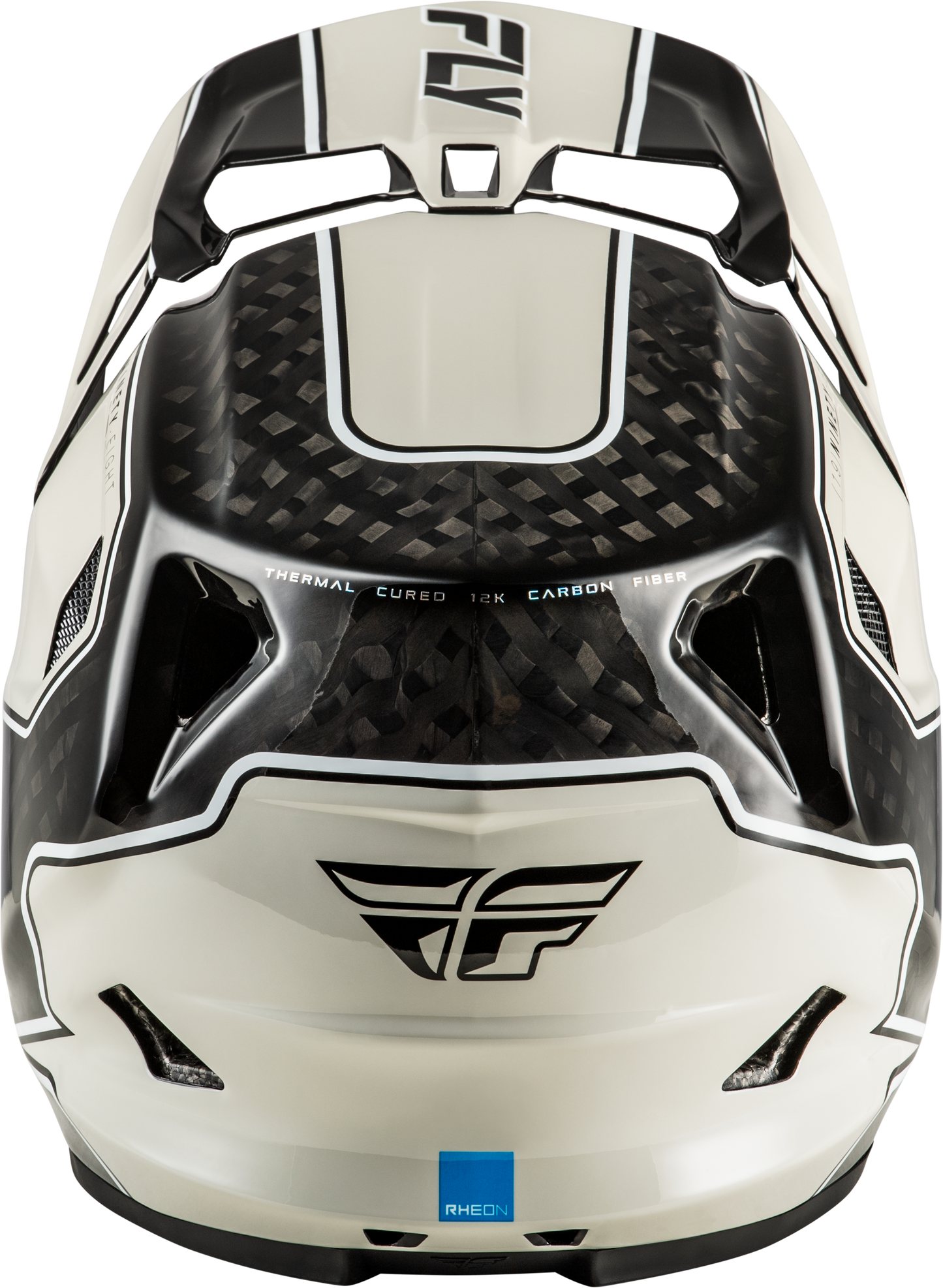 FLY Racing 2026 Werx-R Flow Carbon Helmet Black Carbon/Grey