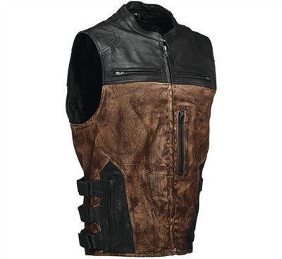 Speed and Strength Tough As Nails Canvas Vest - Brown