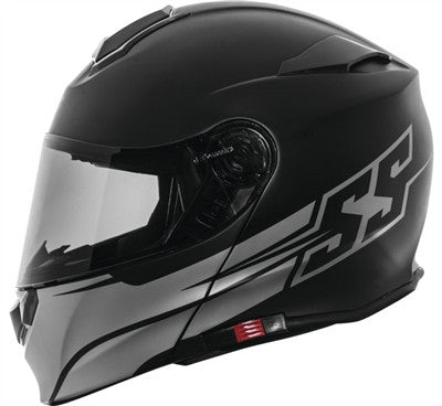 Speed and Strength SS Logo SS4100 Modular Helmet - Satin Black