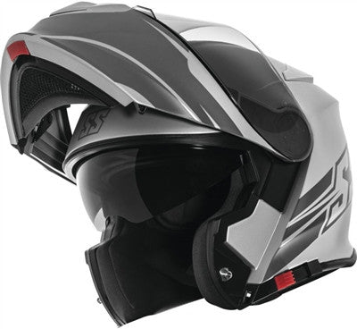 Speed and Strength SS Logo SS4100 Modular Helmet - Satin Silver