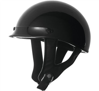Speed and Strength Solid SS510 Half Helmet - Gloss Black