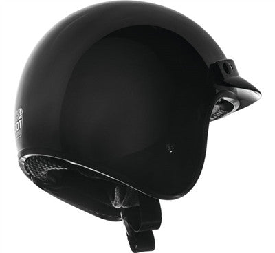 Speed and Strength Solid SS900 Open Face Helmet - Gloss Black