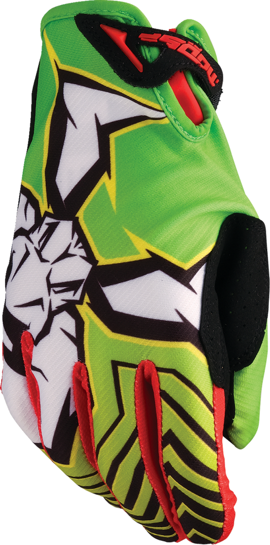 Moose Racing 2025 Agroid Pro Gloves Green/Red