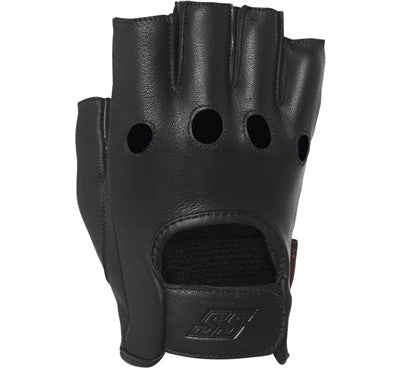 Speed and Strength Half Nelson Leather Gloves - Black