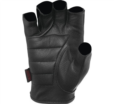 Speed and Strength Half Nelson Leather Gloves - Black